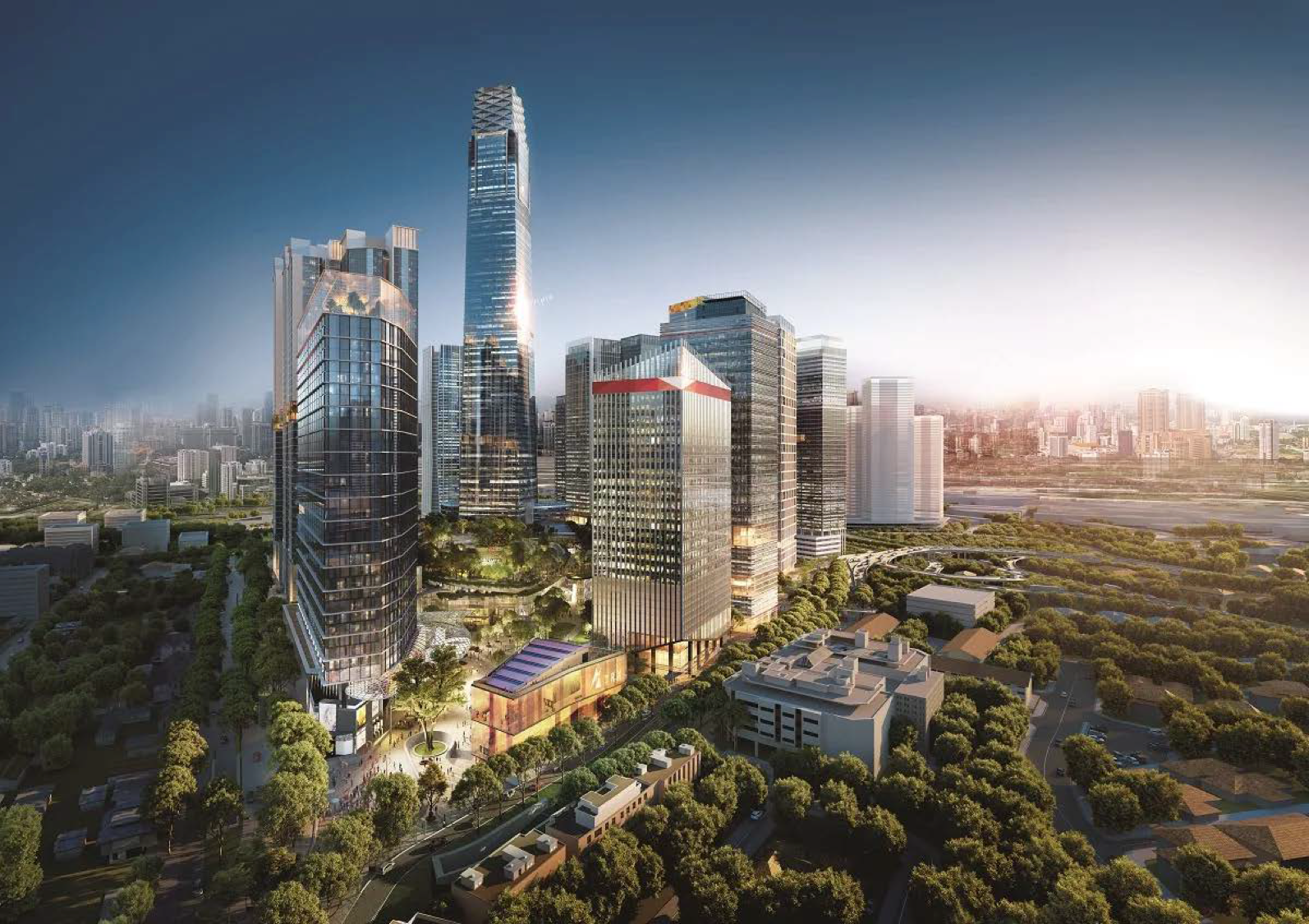 Luxury Skyline view of KLCC and TRX Residences